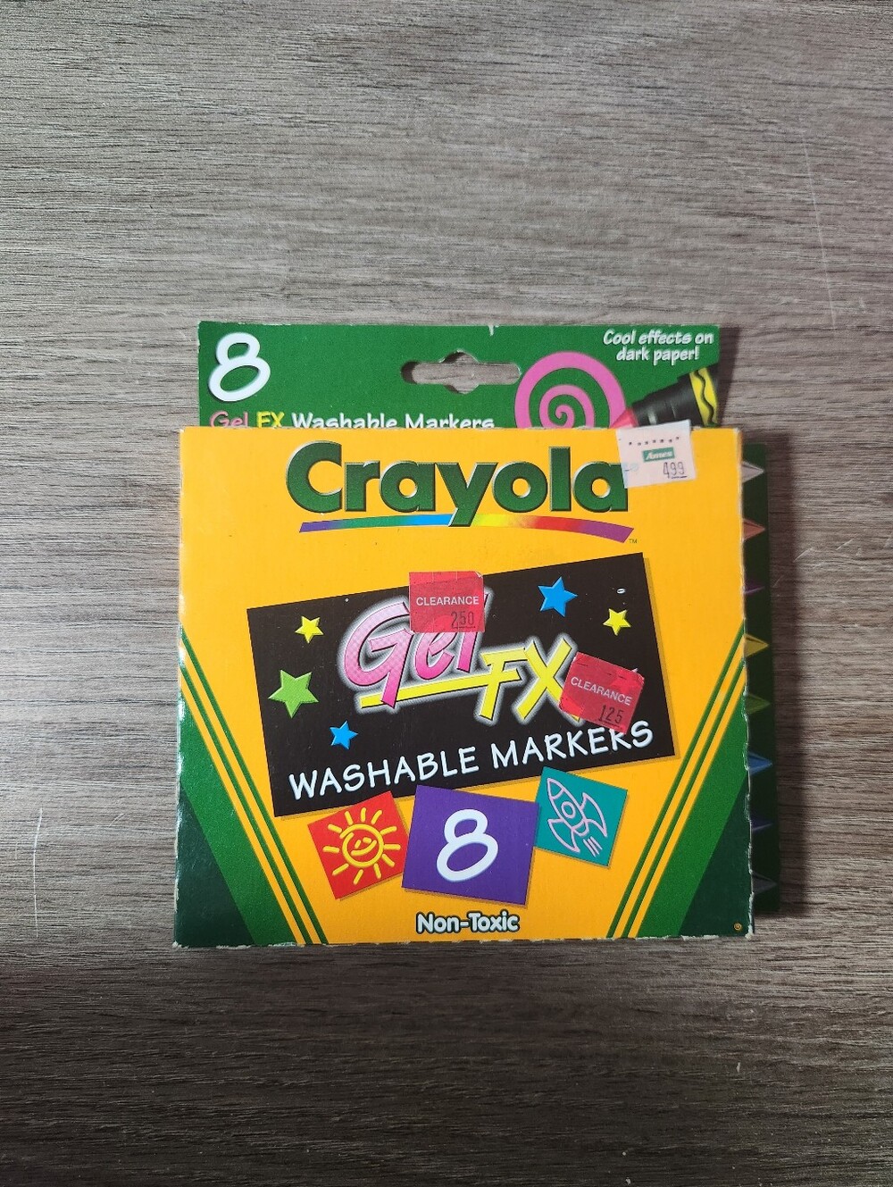 Vintage 2001 Crayola Gel FX Markers 8 Count